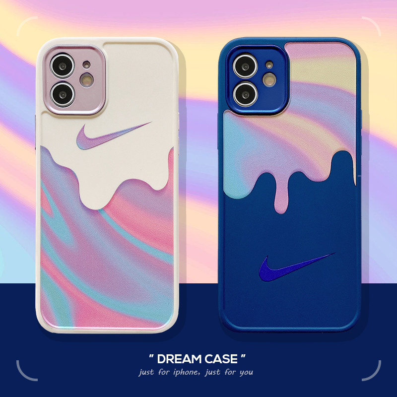 Rainbow Nike Matte Phone Case Iphone 12 Pro Max 12 Mini 11 Pro Max X Xs Max Xr 8 7 Plus Shockproof Tpu Case Shopee Malaysia