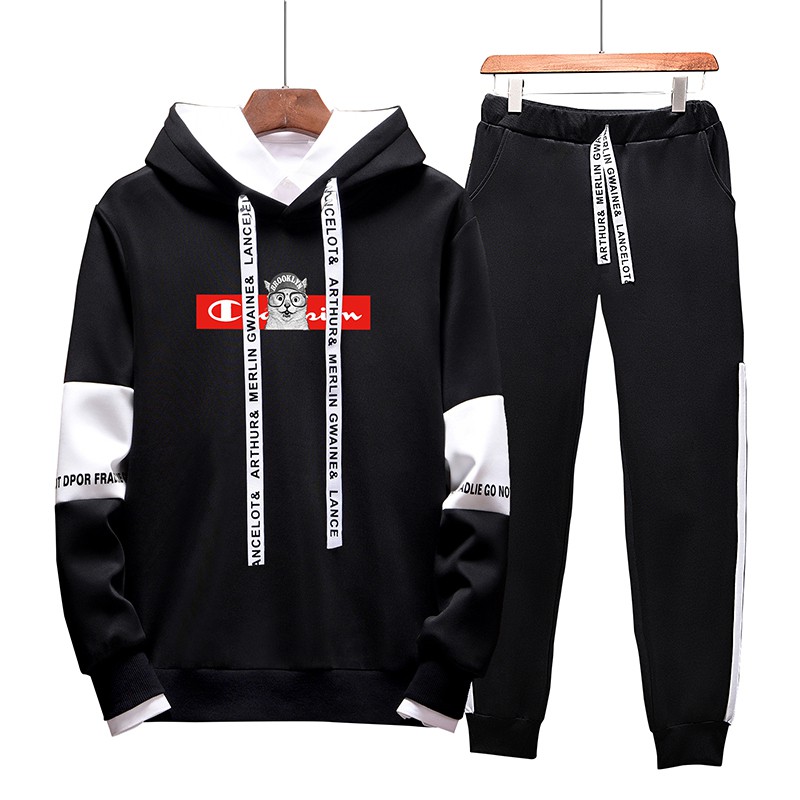 champion hoodie and jogger set