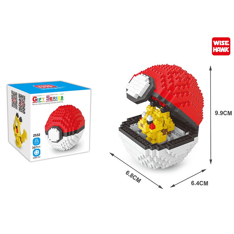 Wise Hank 2332 Gift Japan Figure Mini Building Blocks 221pcs 