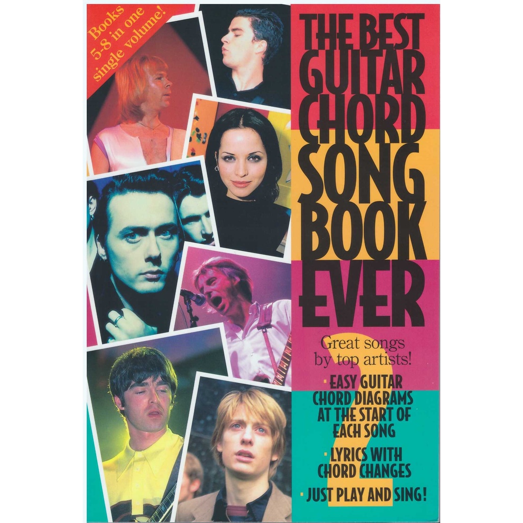 The Best Guitar Chord Songbook Ever Book 2 / Gitar Book / Guitar Book / Song Book