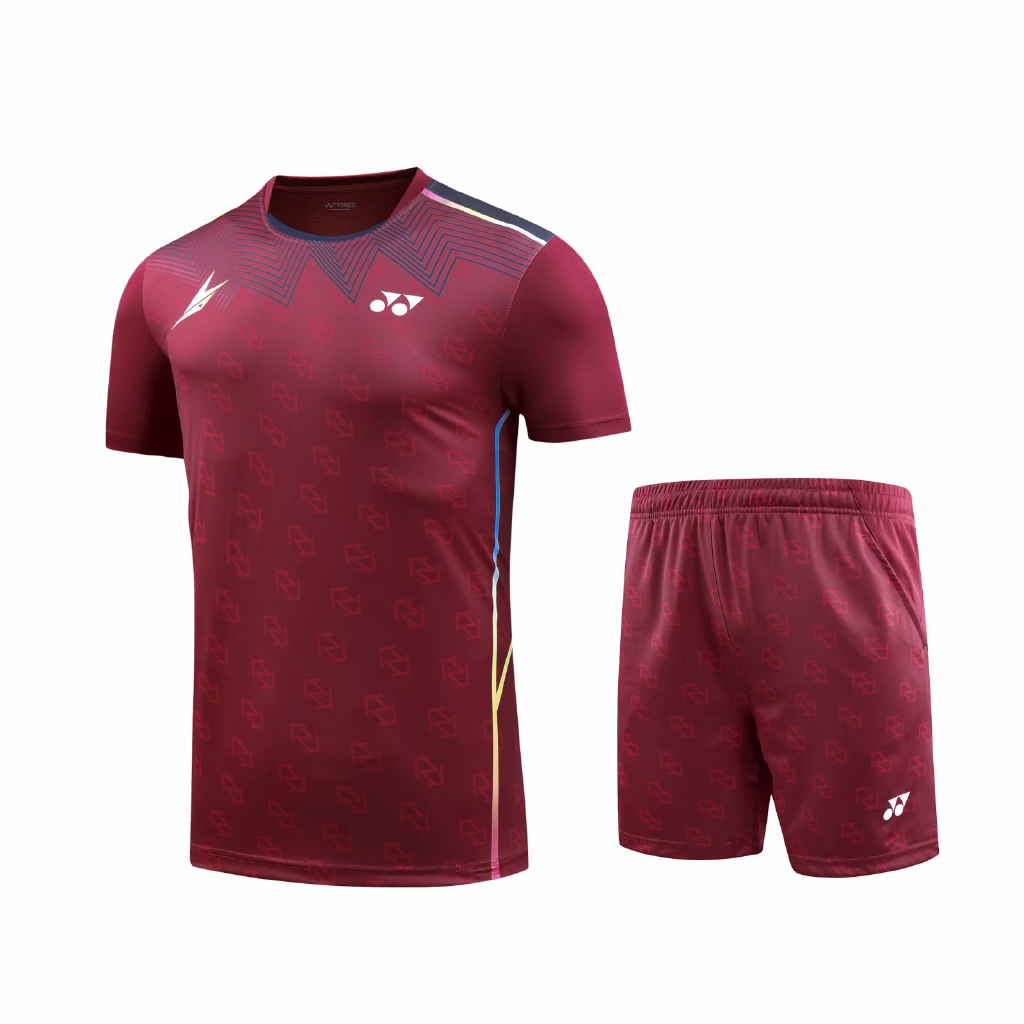 yonex badminton t shirts and shorts