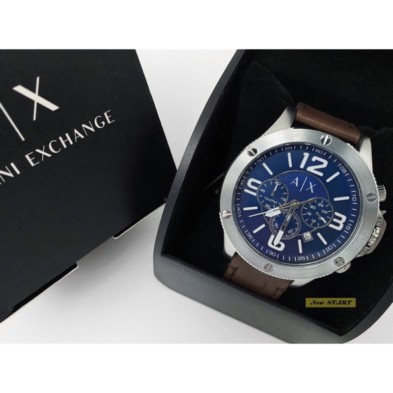 armani exchange big face watch