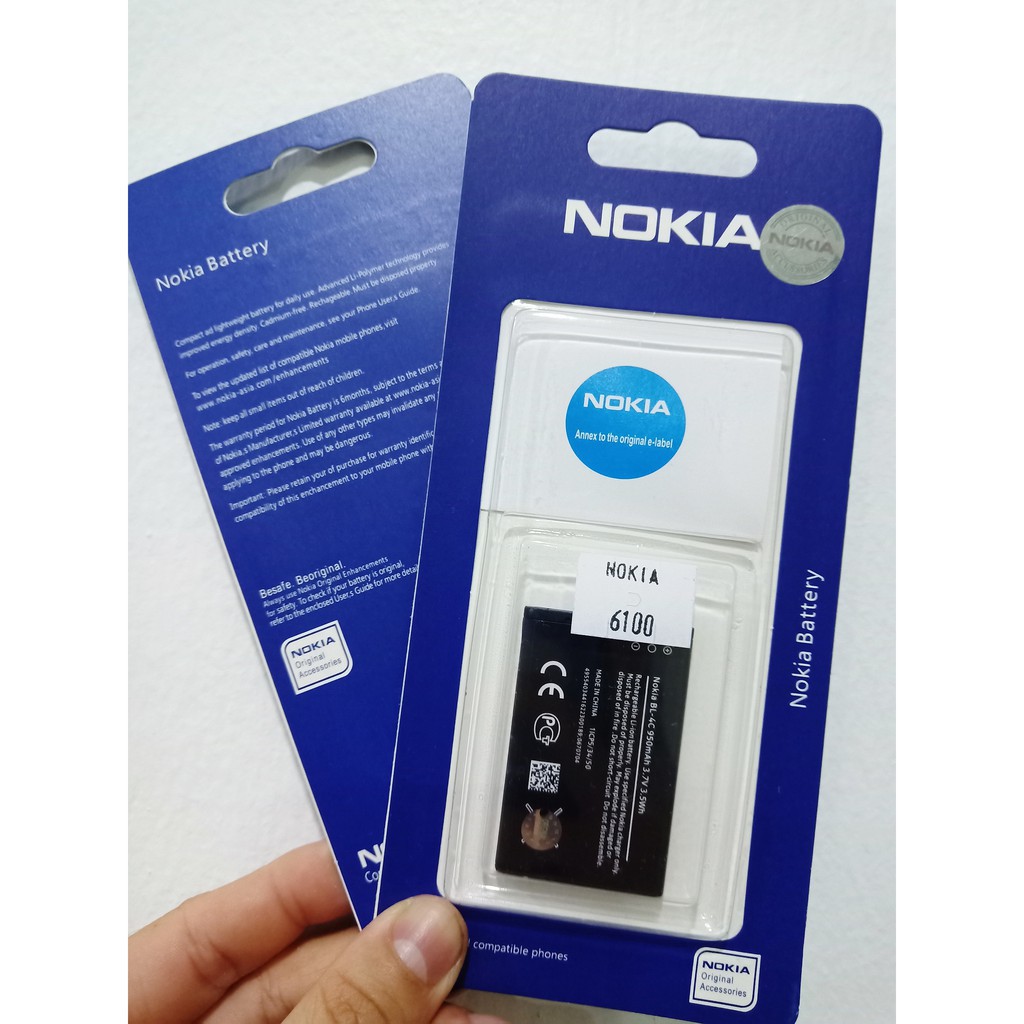 Original Nokia Battery High Quality LiIon Battery BL4C /BL5C