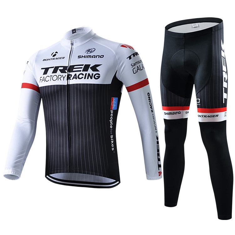 black long sleeve cycling jersey