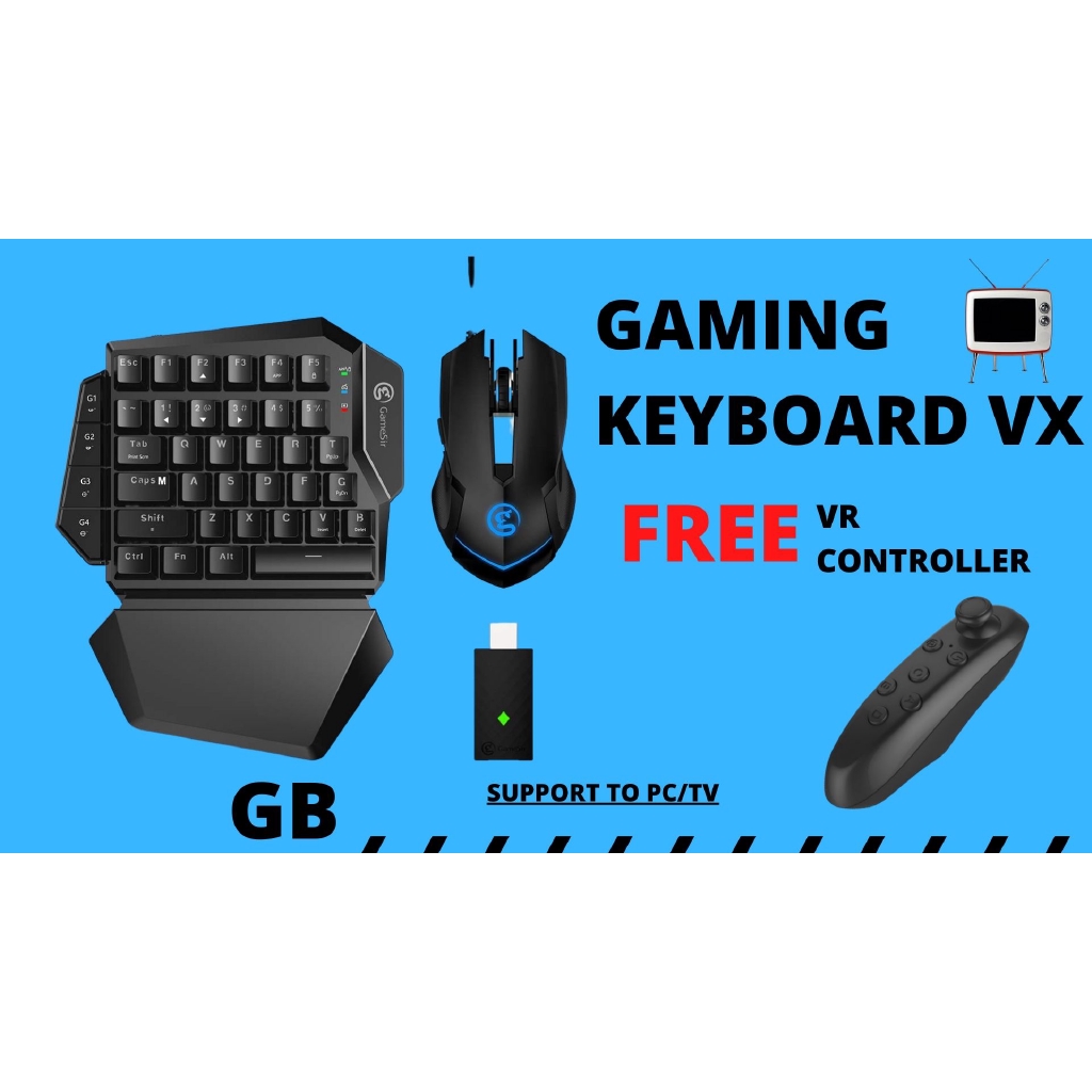 Gamesir Vx Aimswitch Keyboard Mouse Dongle Nintendo Switch Fornite Shopee Malaysia