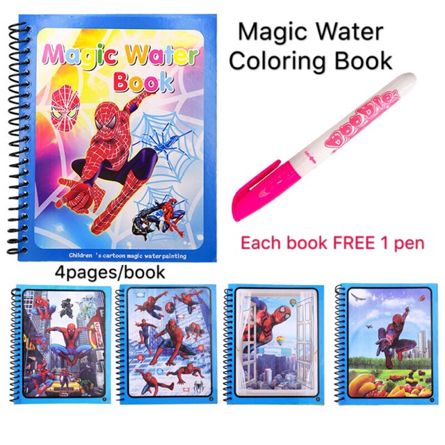 Water Magic Coloring Book (Ready Stock in Malaysia) Shopee Malaysia