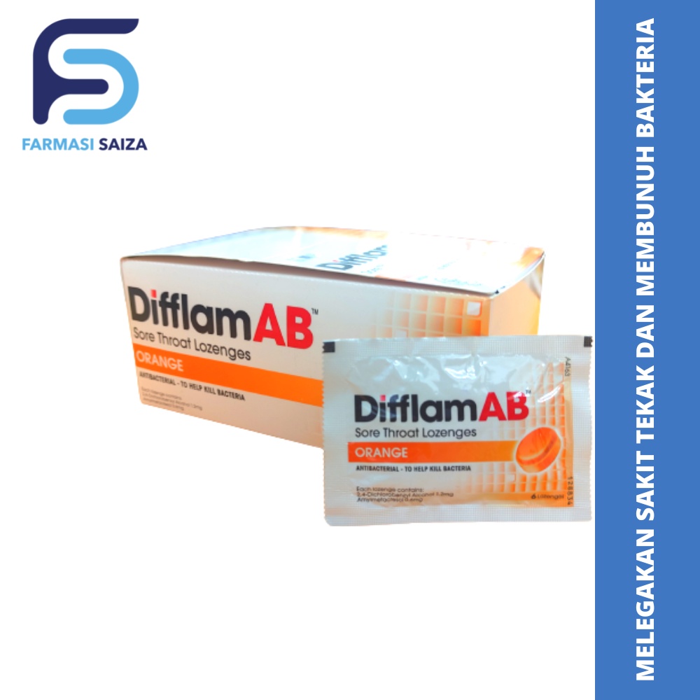 Difflam AB Sore Throat Lozenges Shopee Malaysia