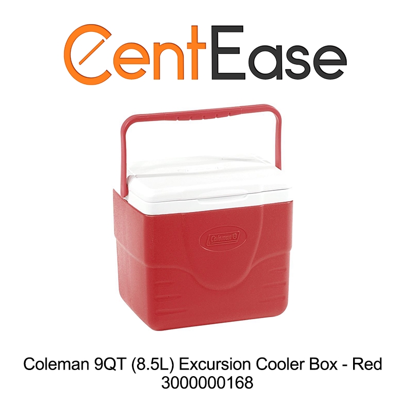 Coleman 9QT (8.5L) Excursion Cooler Box Red Shopee Malaysia