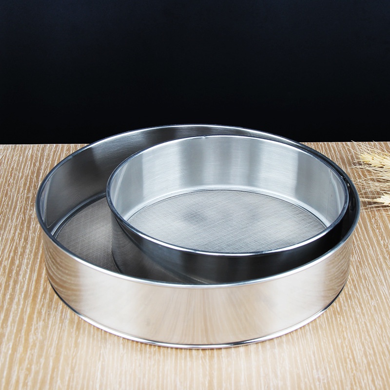 304 Stainless Steel Mesh Flour Sifting Sifter Sieve / Penapis Tepung