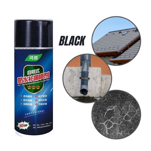 HY 700ML Self-Spraying Polyurethane Leakage Stop Wall Cracks Pipe Leakage Roof Top Tile Crack Waterproof Sealant Spray