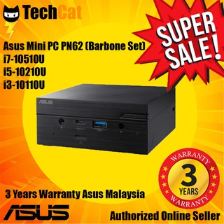 Asus Mini PC PN62 (Barebone Set) i7-10510U/ i5-10210U/ i3 ...