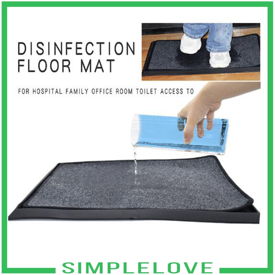 Sanitizing Footbath Mat - 32 x 39, Black H-5241 - Uline