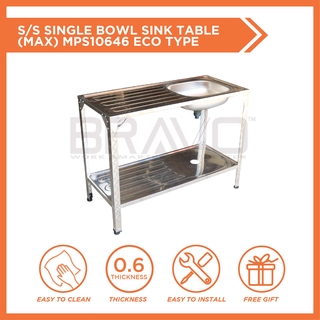 Sink With Kitchen Sink Stand Diy Single Bowl With Wing Shopee Malaysia