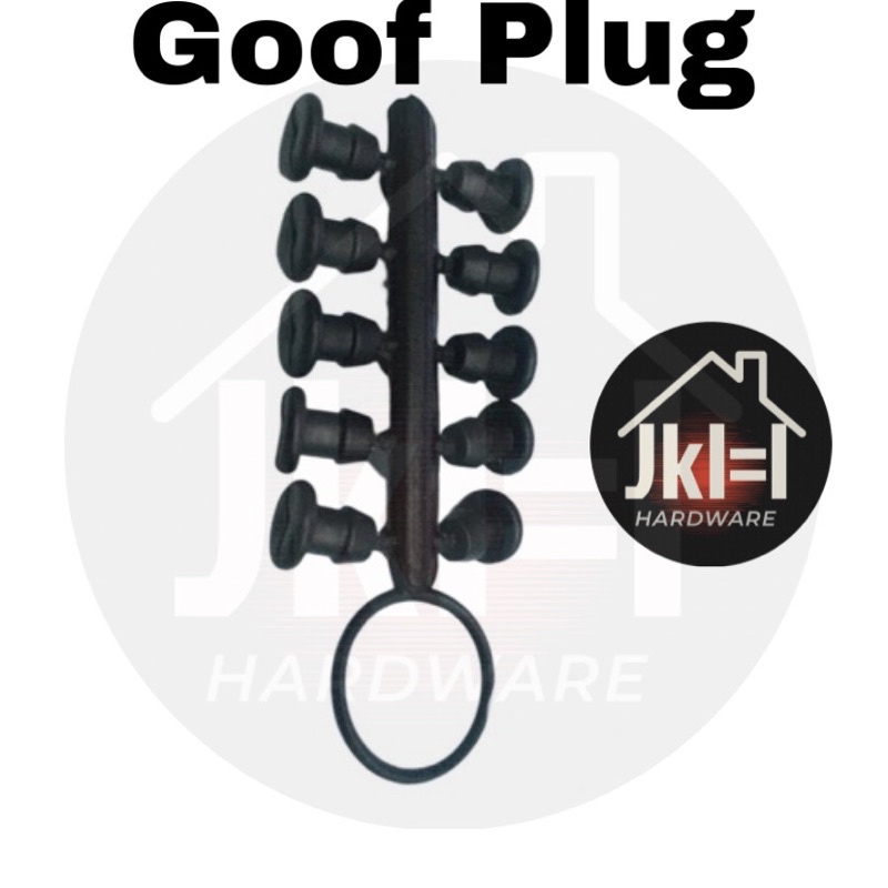 GOOF PLUG 10pcs Poly tube stopper LDPE Fitting 4mm Goof Plug, LDPE Plug