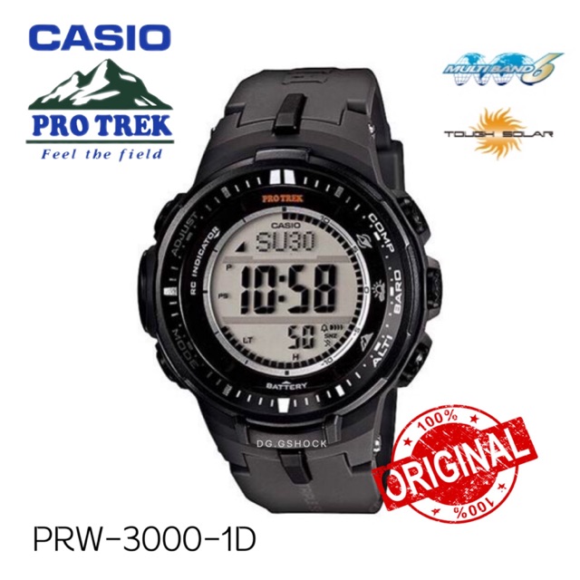 jam casio protrek prw 3000