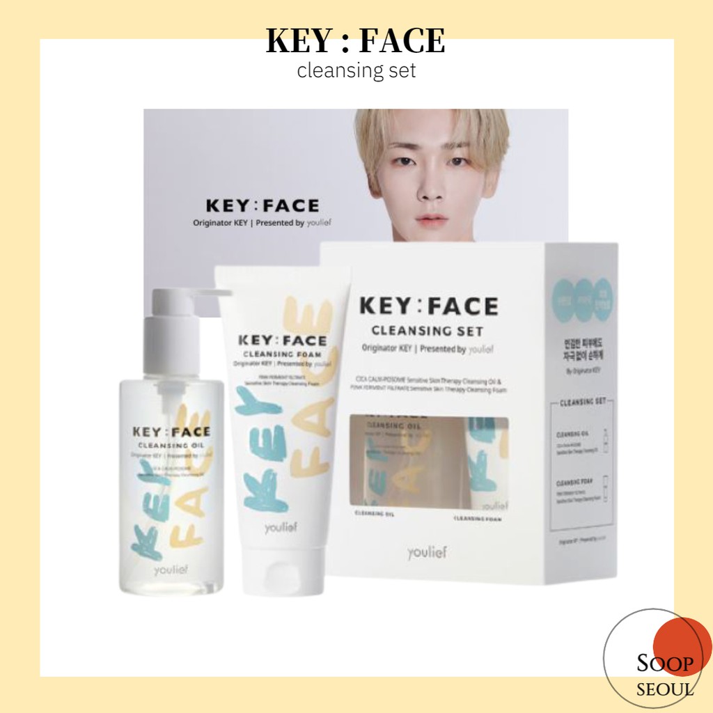 KEYFACE Cleansing Set from YOULIEF / SHINee Key cosmetic shipped from korea/ cleasing foam