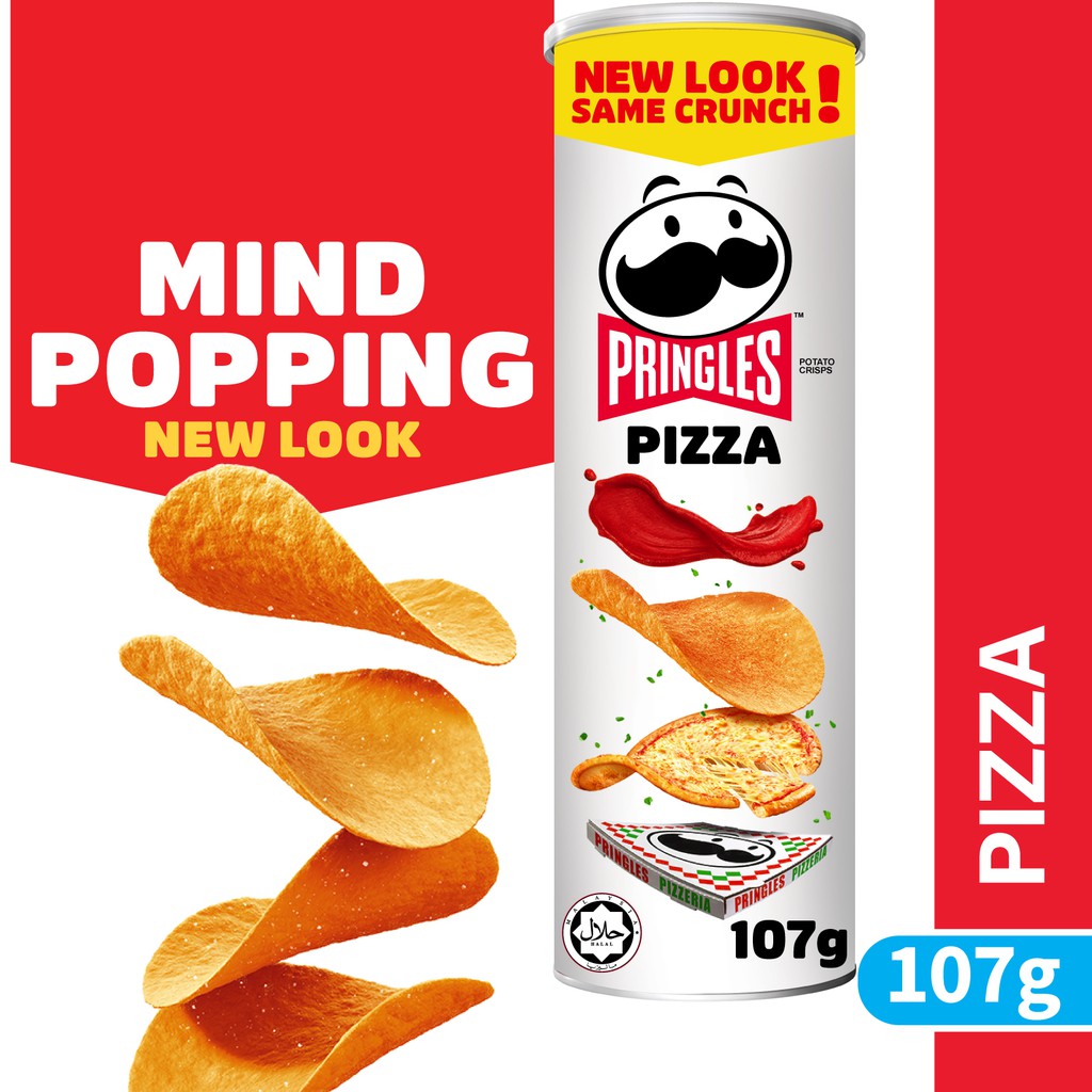 Pringles Potato Crips Chips Pizza (107g) Shopee Malaysia
