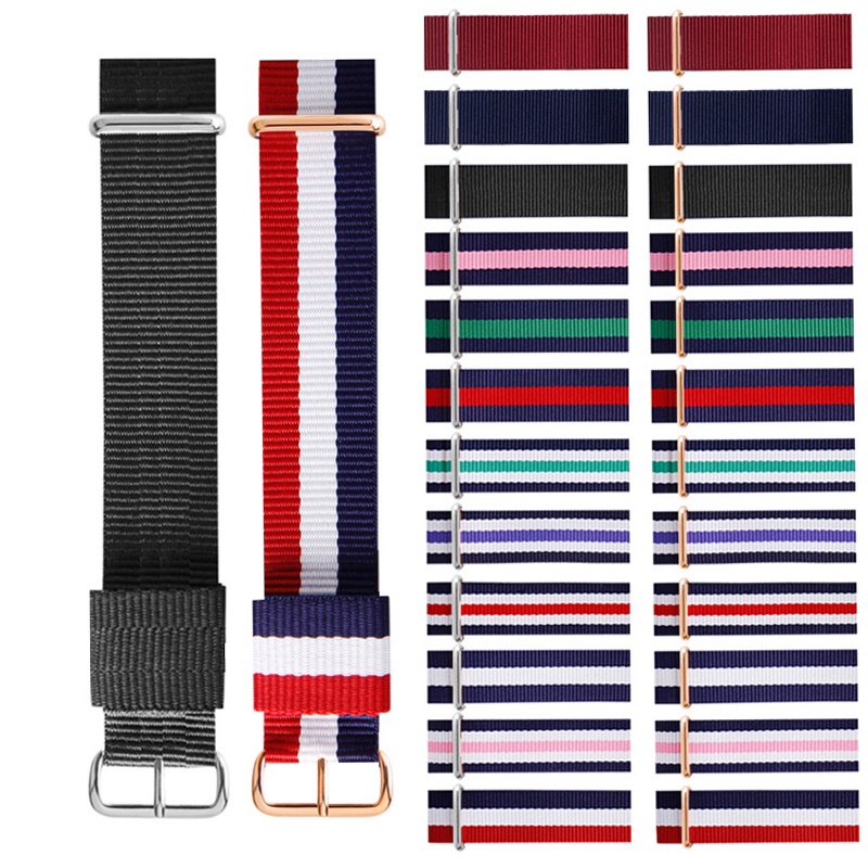 12mm 14mm 16mm 18mm nato strap 20mm watch strap 22mm watch band waterproof watchbands Apply to DW daniel wellington