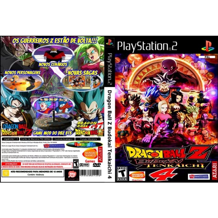 Dragon Ball Z Budokai Tenkaichi 4 Cd Games Ps2 English Version Shopee Malaysia 
