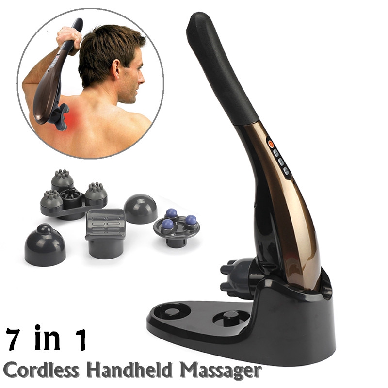 Cordless Full Body Handheld Massager Electric Percussion Muscles Massage Machine