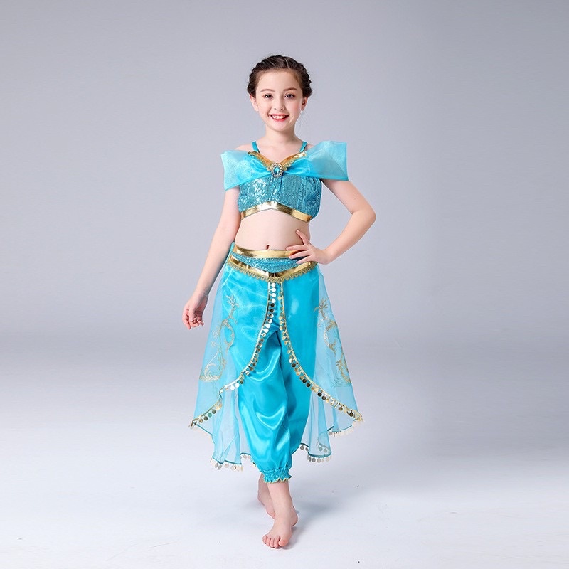 Princess Jasmine Aladdin Disney Cartoon Costume / Cosplay | Shopee Malaysia