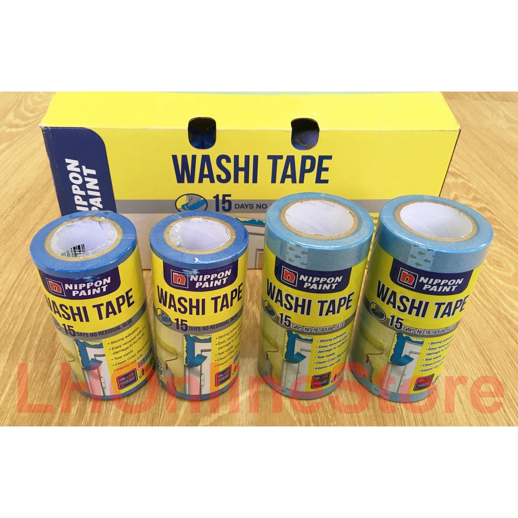 Nippon Washi Tape/Nippon Painter Tape/Masking Tape/Tape Kertas Shopee