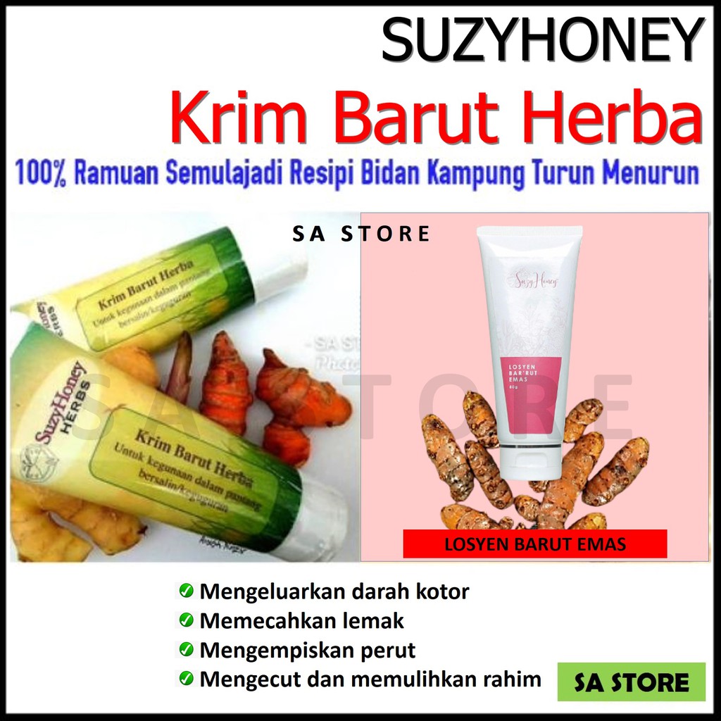 SUZYHONEY - KRIM BARUT HERBA / Krim Ibu Berpantang / Krim 