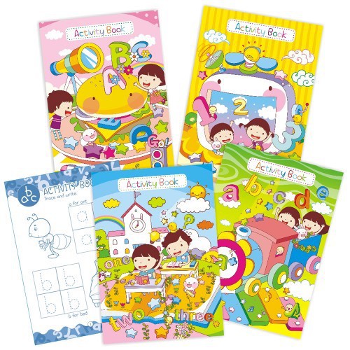 EDUCATION,LEARNING,ABC,WORDS KIDS MY GET READY FOR SCHOOL ACTIVITY BOOK 123 
