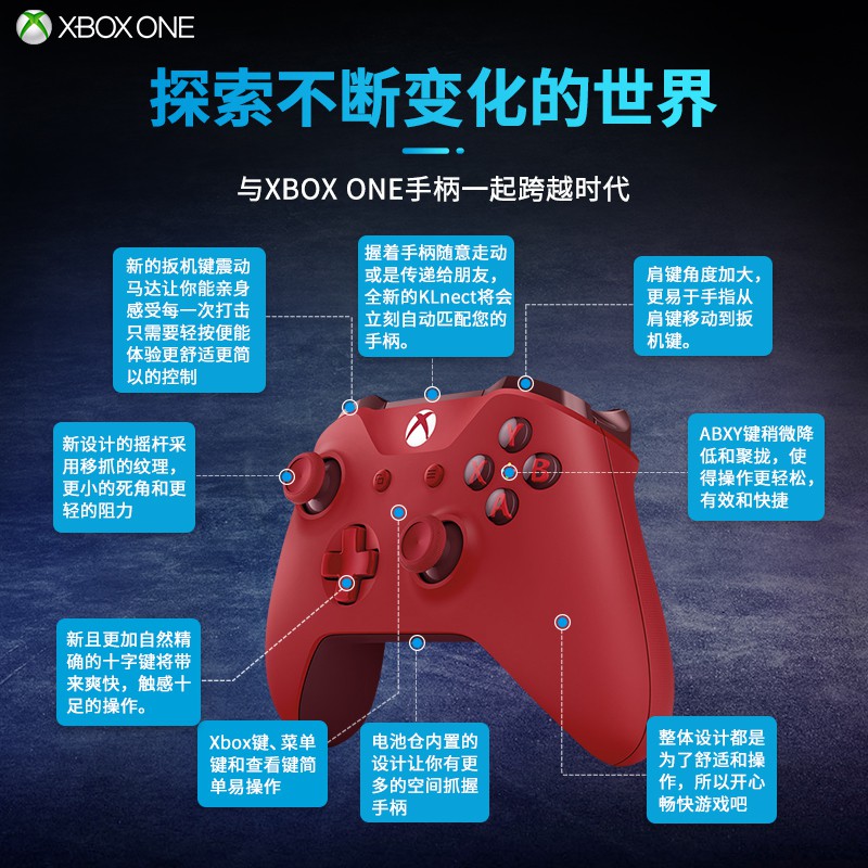 手柄 N N微软xbox One游戏手柄原装ones版电脑pc 360无线蓝牙ps4精英steam Shopee Malaysia