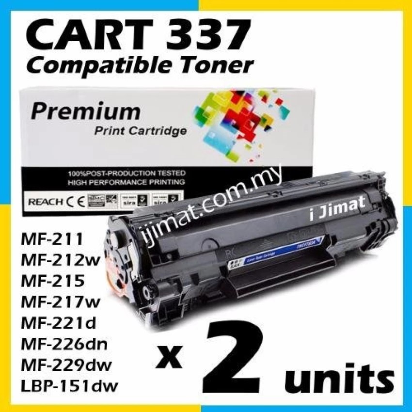 2x Canon Cartridge 337 Compatible Mf211 Mf212w Mf215 Mf217w Mf221d Mf226dn Mf229dw Mf241d Mf232w Mf235 Mf244dw Mf237w Shopee Malaysia