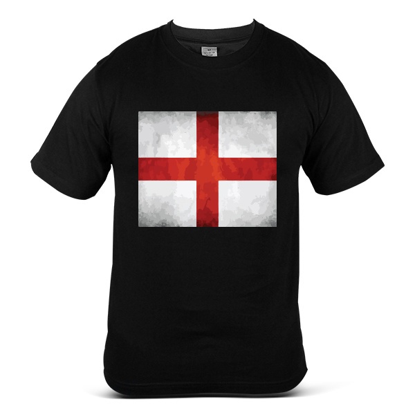 T-Shirt Short Sleeve Printed England Football World Club Soccer Team Champion Cotton Streetwear Casual Tee Baju Lelaki