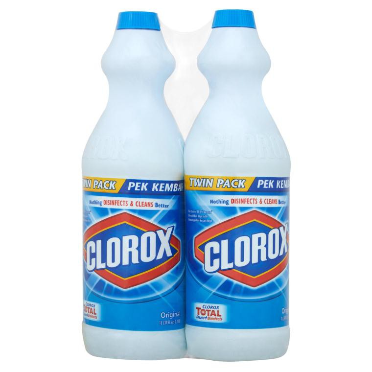 CLOROX BLEACH TWIN PACK 1L ORI / LEMON Shopee Malaysia