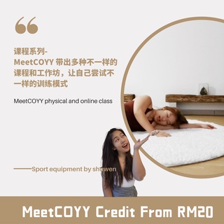 MeetCOYYstudio-  CREDIT SELL (Use for all type of class-Pilates/Aerial/womenhealth/1-1Privateclass)