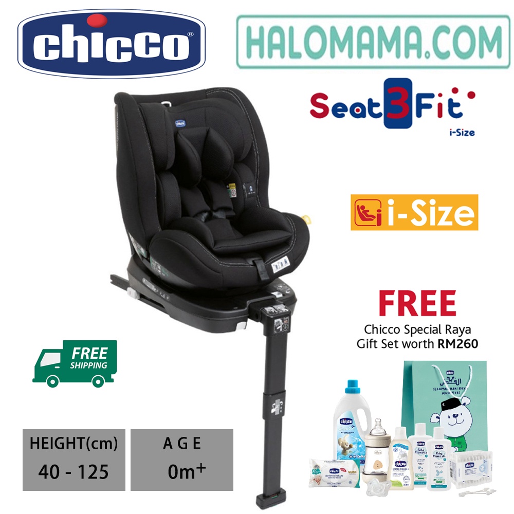 Chicco Seat3Fit Air ISize 360 Spin Isofix Convertible Baby Car Seat