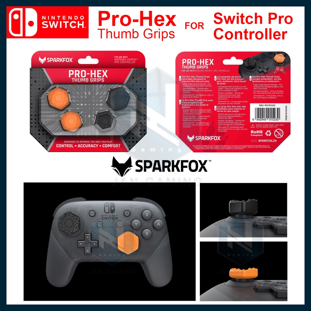 thumb grips for pro controller