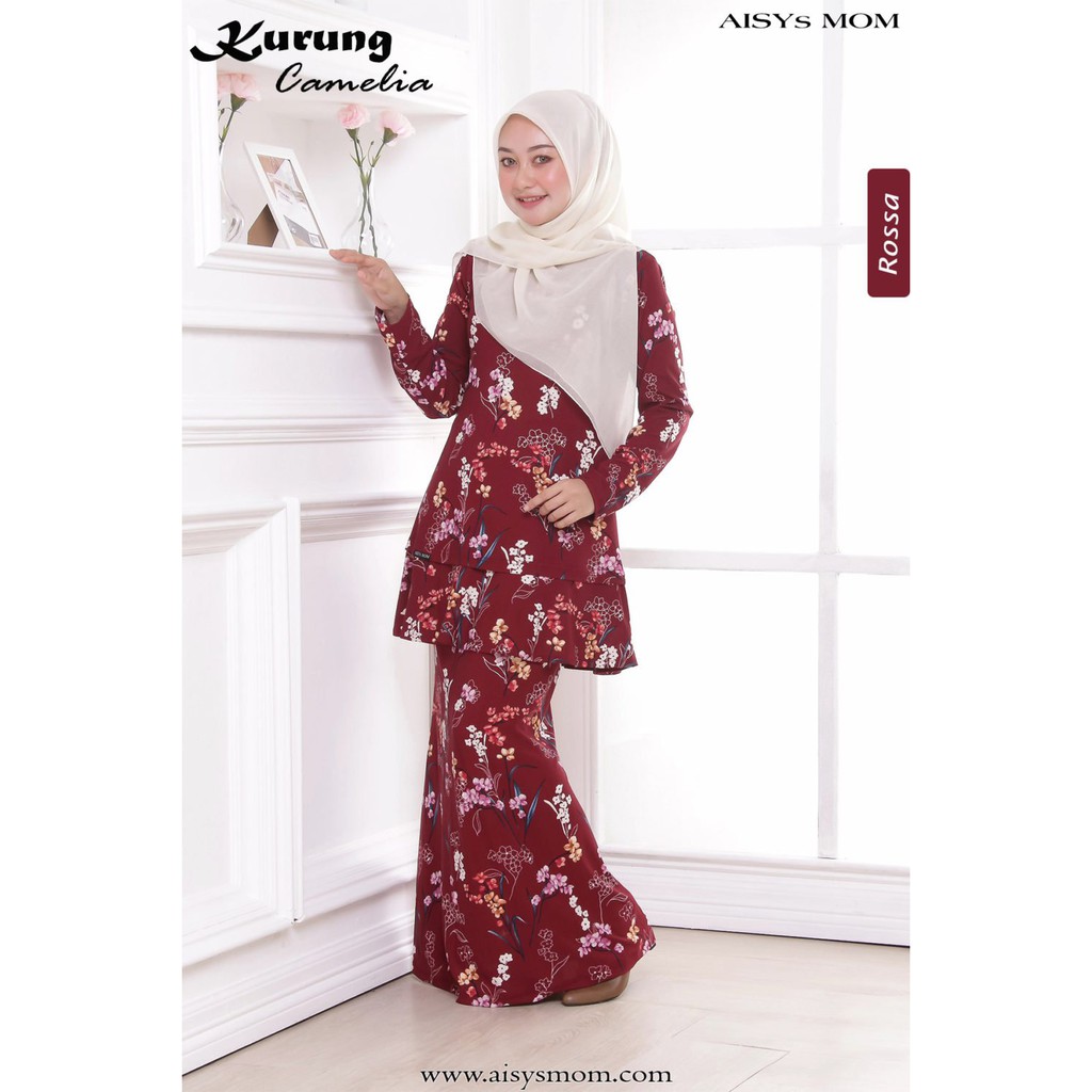  BAJU  KURUNG  MODEN  PRINTED BAJU  KURUNG  NURSING  FRIENDLY  