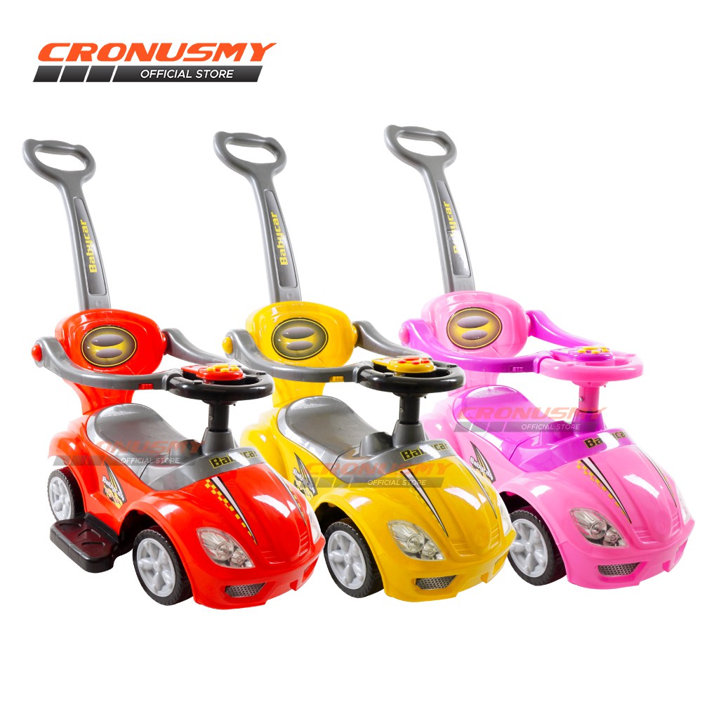 baby car with parent handle