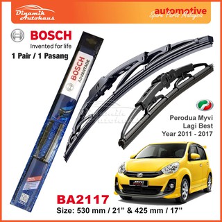 Perodua Myvi / Toyota Avanza Bosch Clear Advantage Wiper 