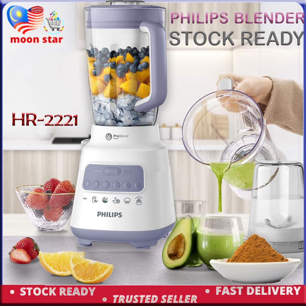 Philips Crush Technology Blanderb Hr 2221 01 Shopee Malaysia