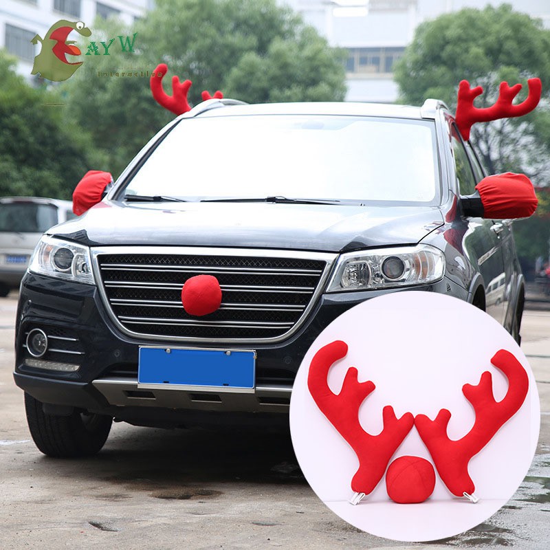 Ayw Christmas Party Fun Car Decoration Reindeer Car Decoration