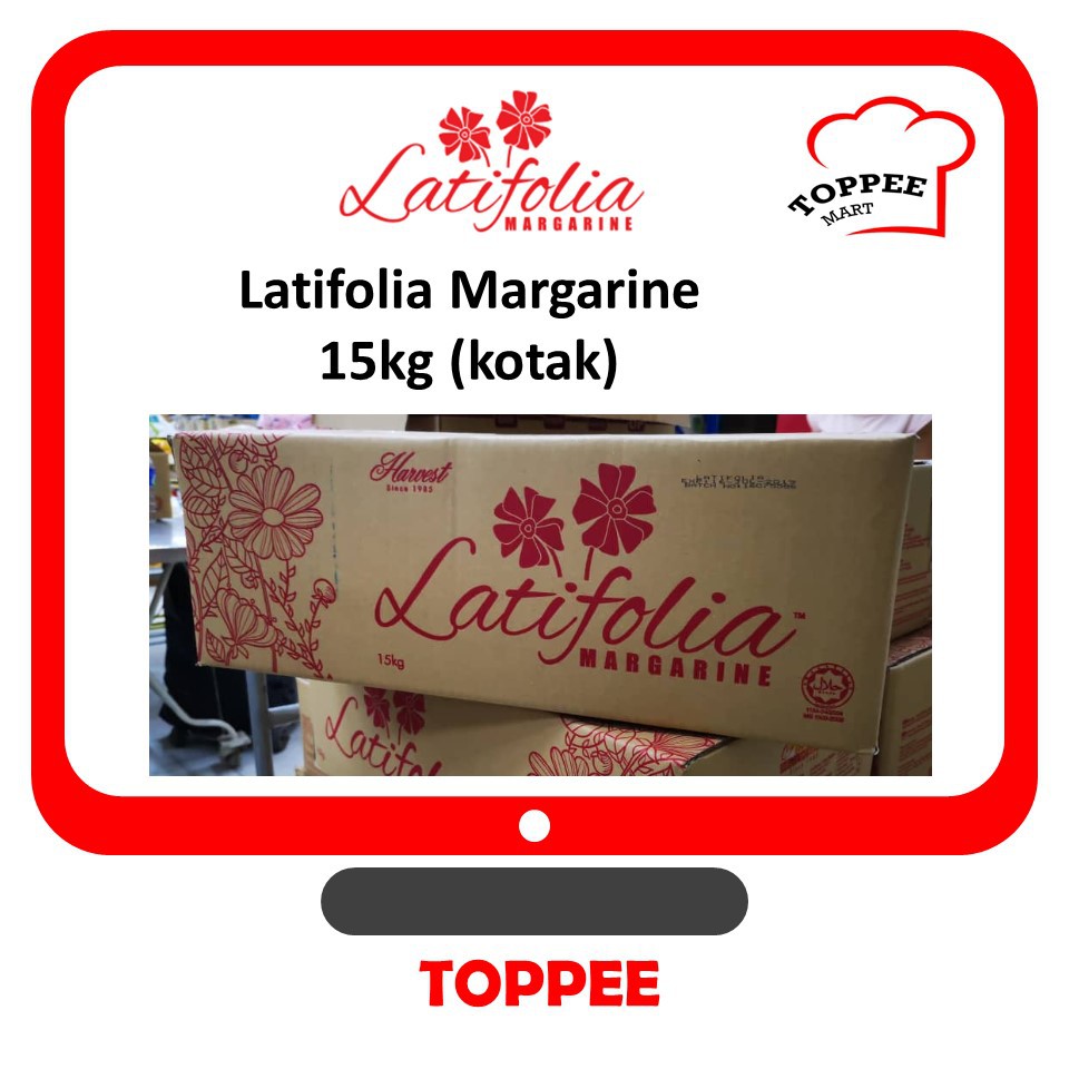 15kg Carton Latifolia Margarine Bulk Quality Marjerin Latifolia 黄油 Shopee Malaysia