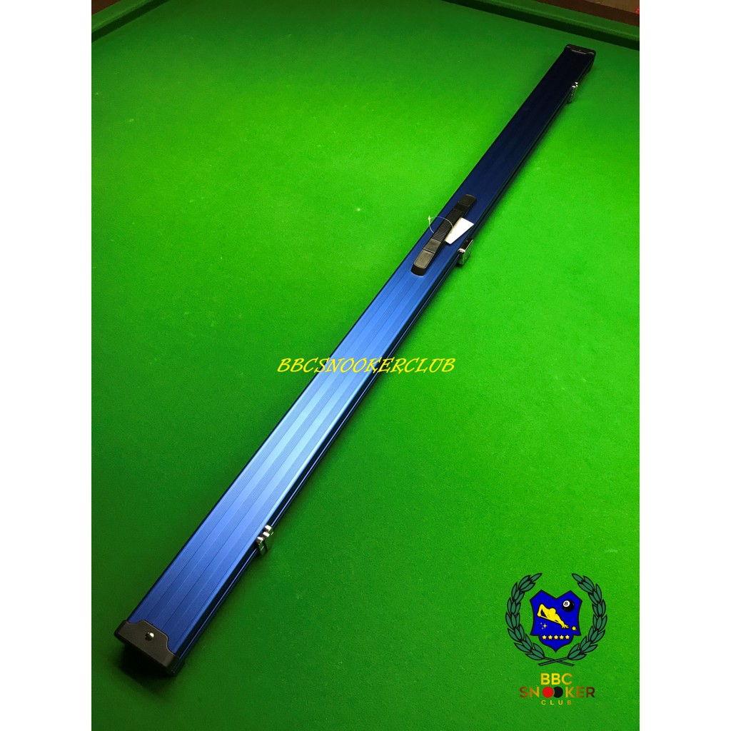 Aluminium One 1 Piece Strong Snooker Pool Hard Cue Case with Locks n Chalk Space 