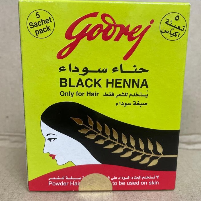 Godrej black henna 1 box (5Pcs) Shopee Malaysia
