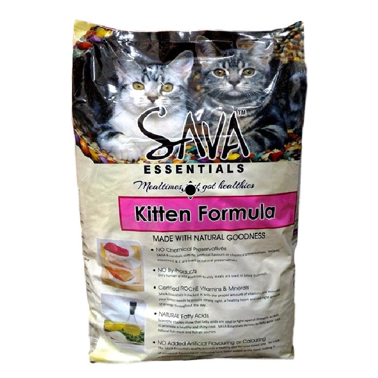 9kg Sava Essentials Kitten Formula Dry Food Shopee Malaysia