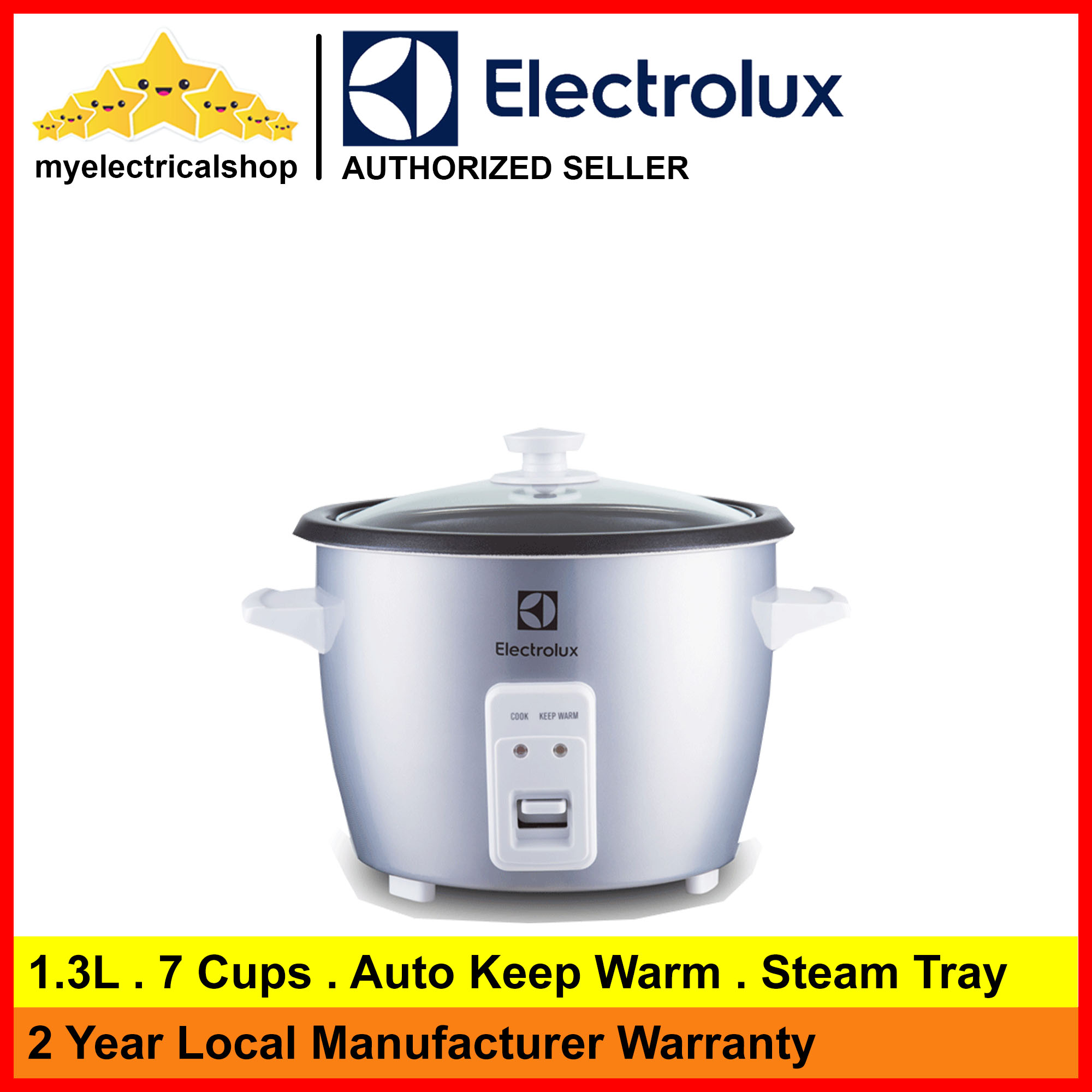 Electrolux Rice Cooker ( 1.3 L ) ERC1300 Shopee Malaysia