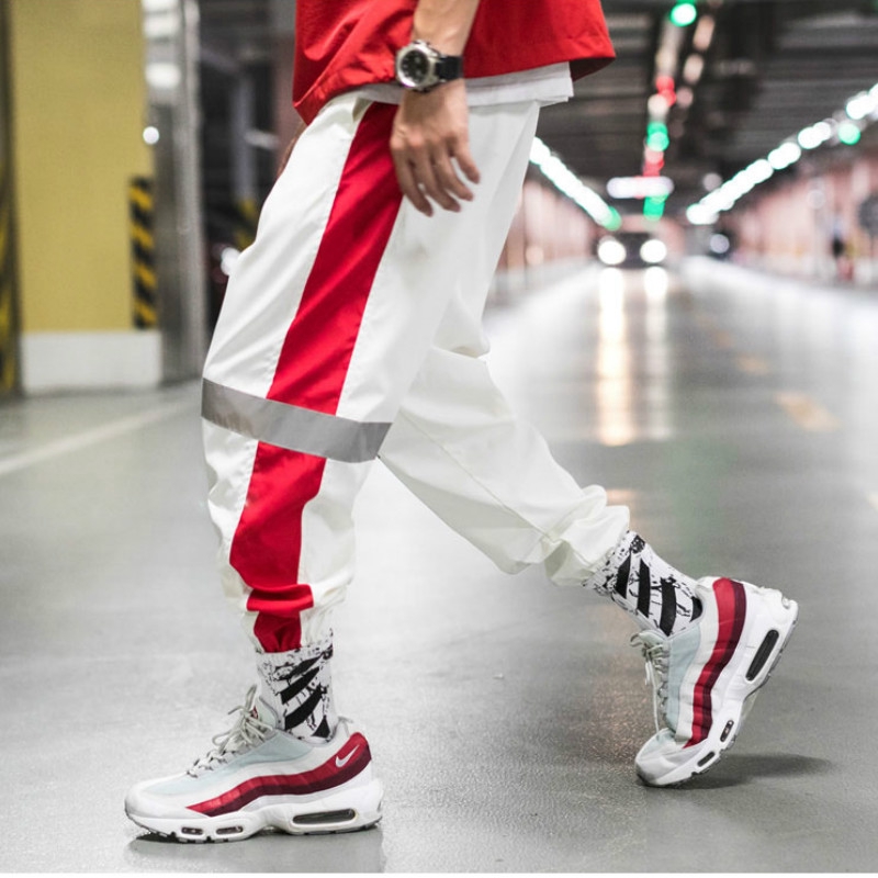 reflective sweatpants mens