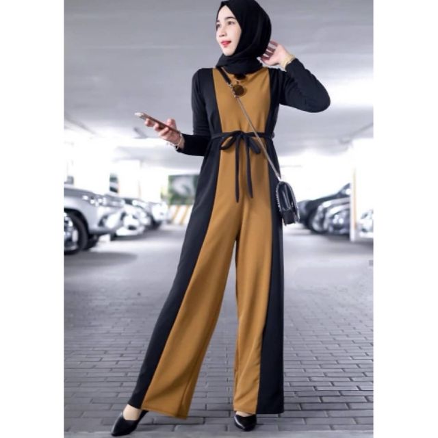 shopee jumpsuit muslimah