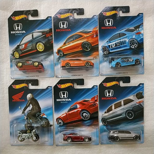 honda series hot wheels