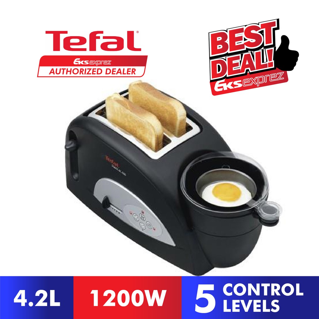Tefal 2 In 1 Toast N' Egg Cooker TT5500