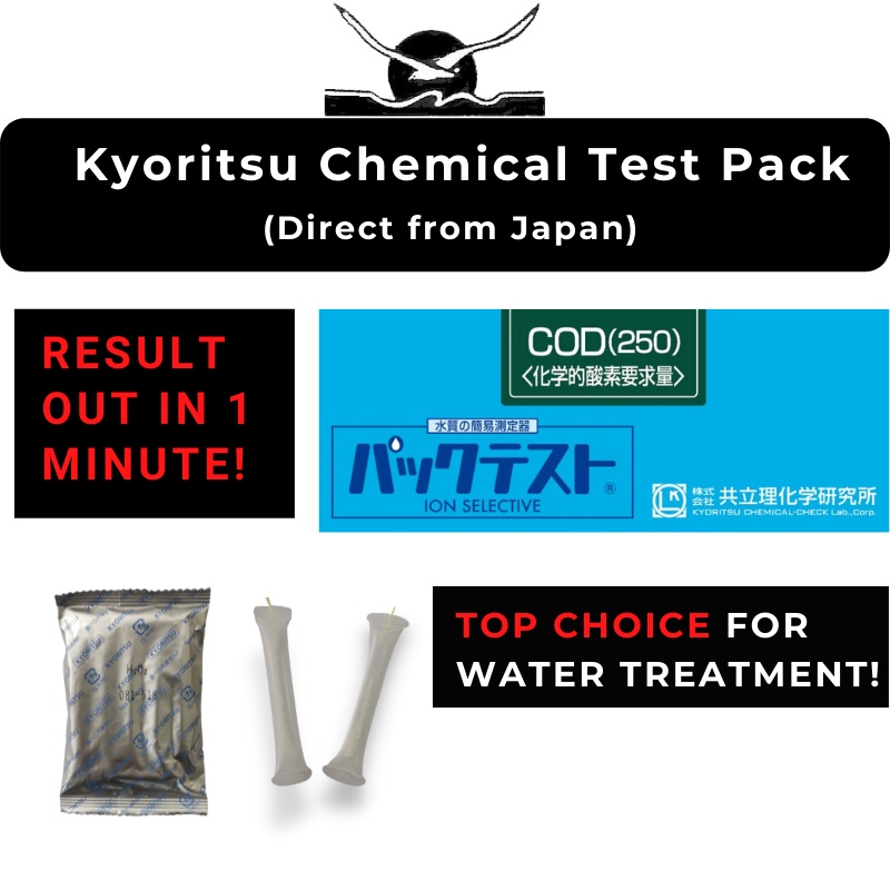 JAPAN Kyoritsu Test Pack/Test Kit ORI Chemical Check COD COD(H) Ammonia  Hydrogen Zinc Fluoride | Shopee Malaysia